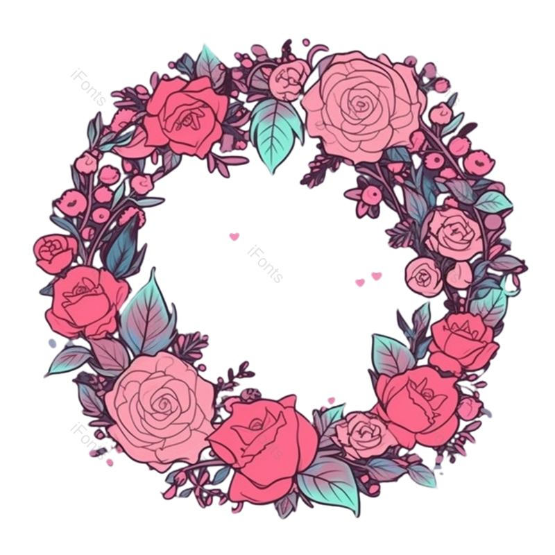 花卉插画图片,花朵插画元素,PNG,免抠素材